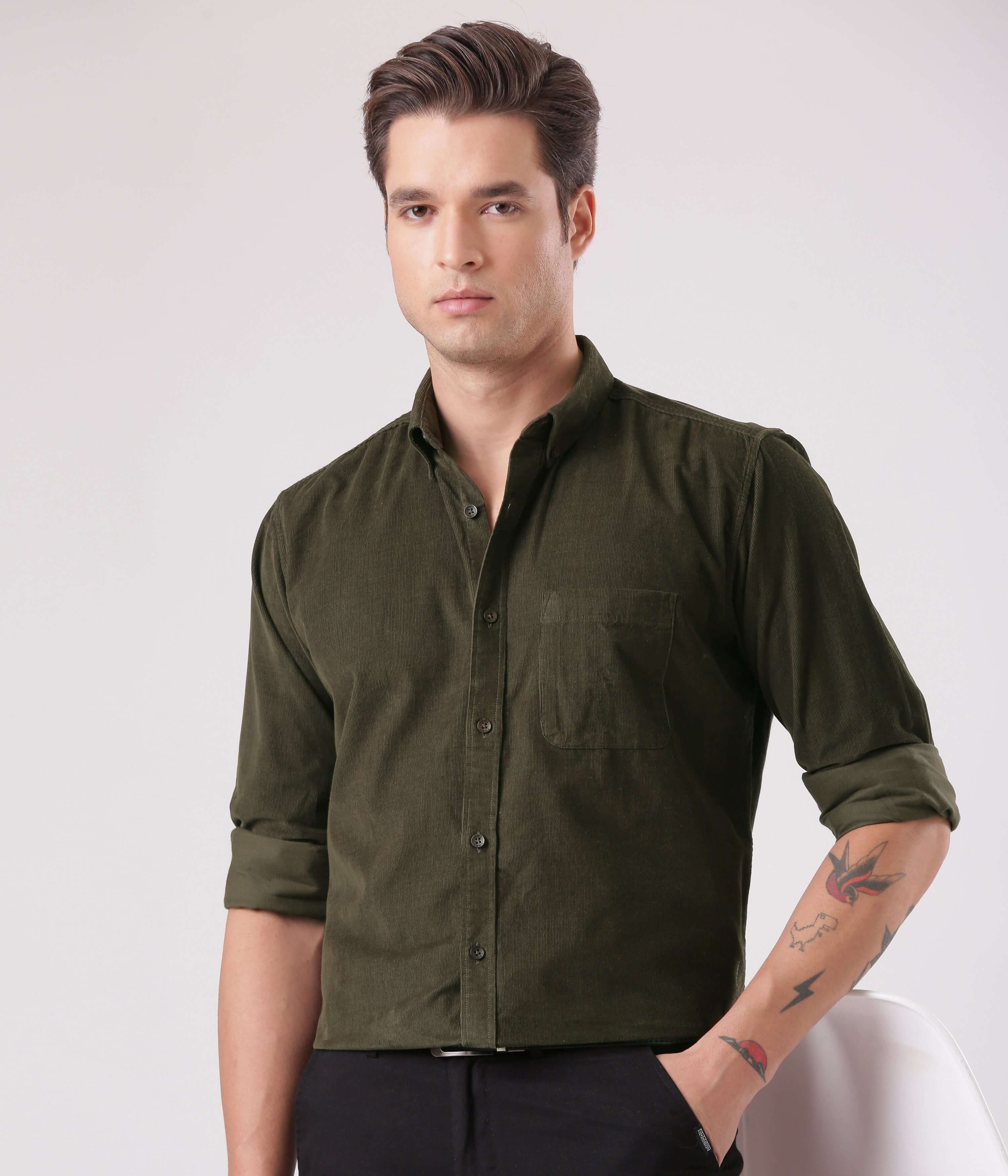 Corduroy Shirt Fullsleeves